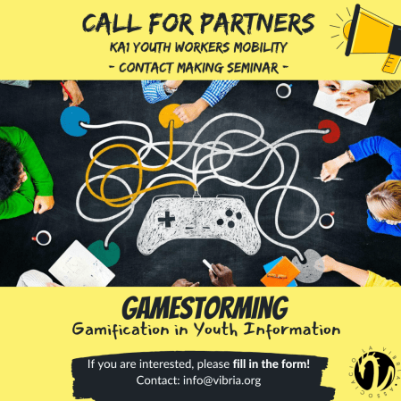 Call for partners. Topic_ Youth information &amp; gamification (1)